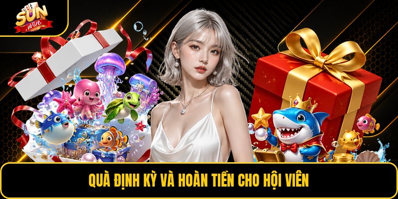 Quà định kỳ và hoàn tiền cho hội viên